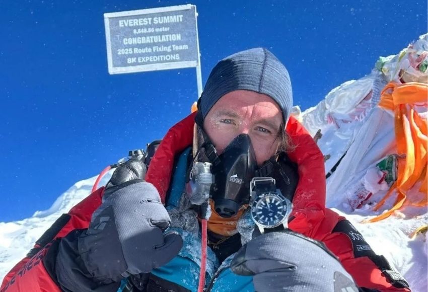 Mitch Hutchcraft: Světový rekordman v nejdelším triatlonu zakončeném výstupem na Everest
